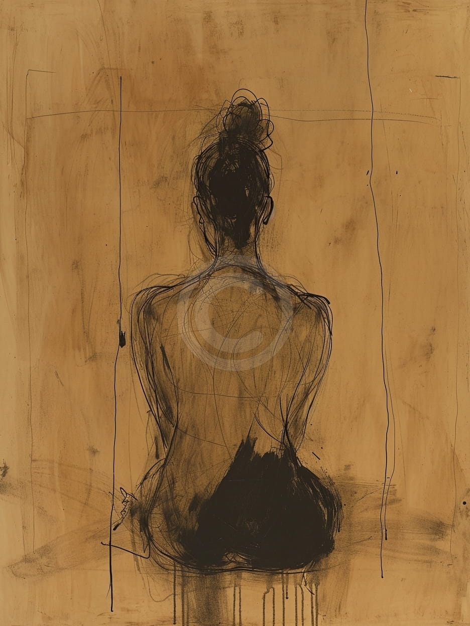 Ritratto disegno di donna