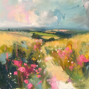 Colline in fiore
