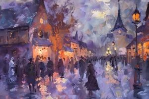  Vita notturna nel paese