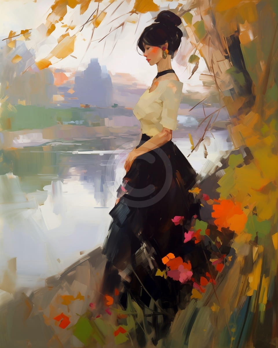 Viktorianisches Frauenporträt