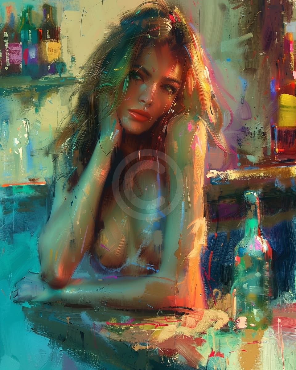 Ritratto nudo moderno