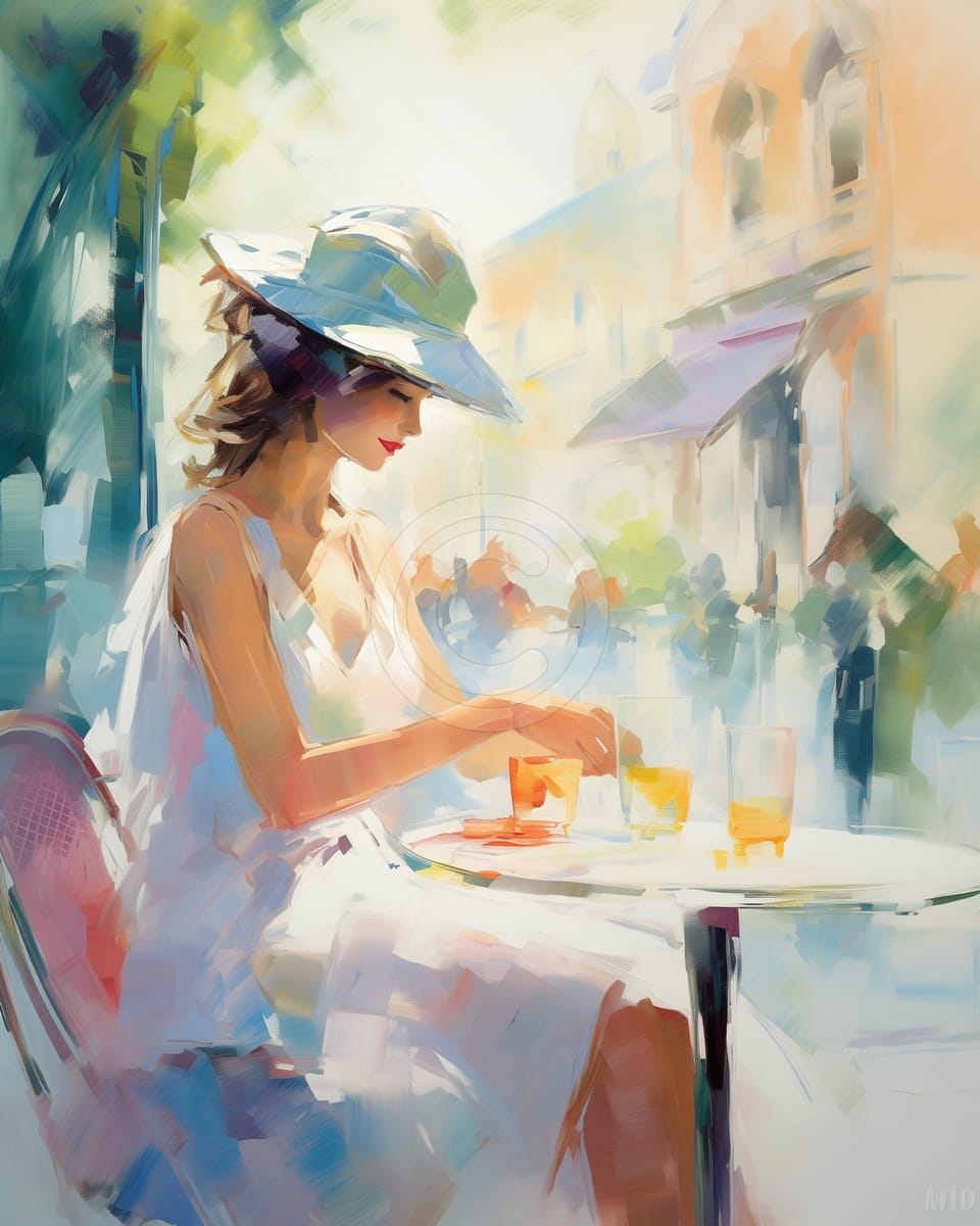 Romantico ritratto di donna