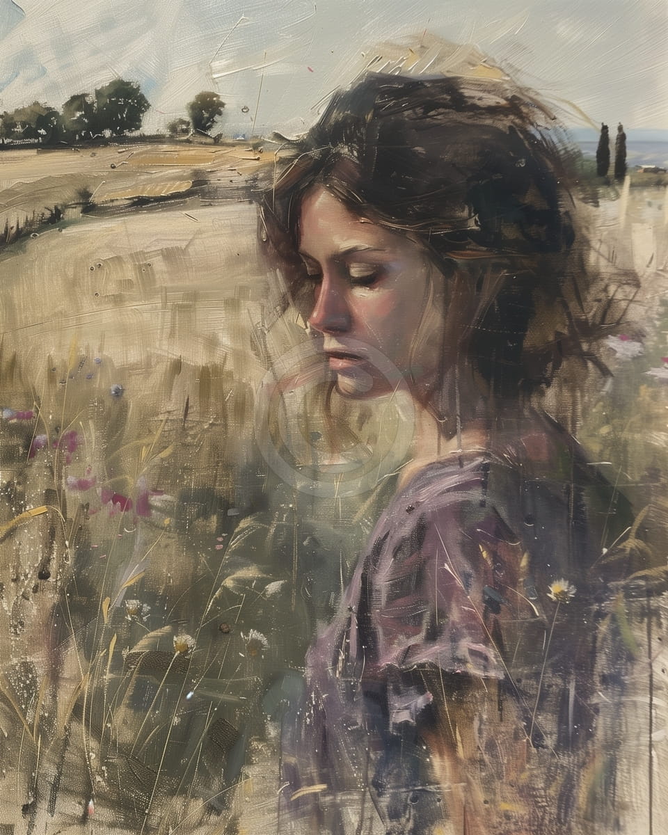 Ritratto tradizionale di donna