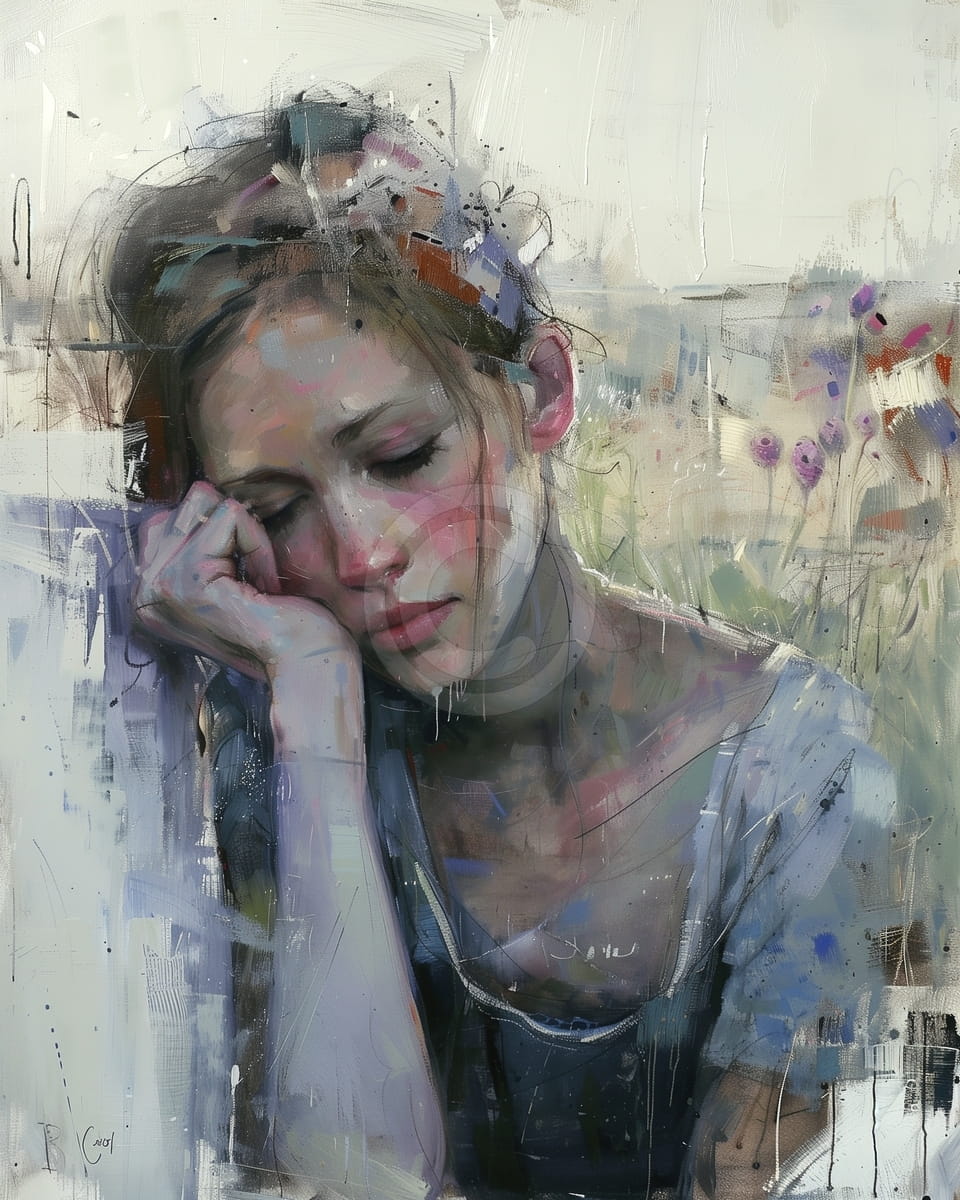 Portrait de fille de la campagne