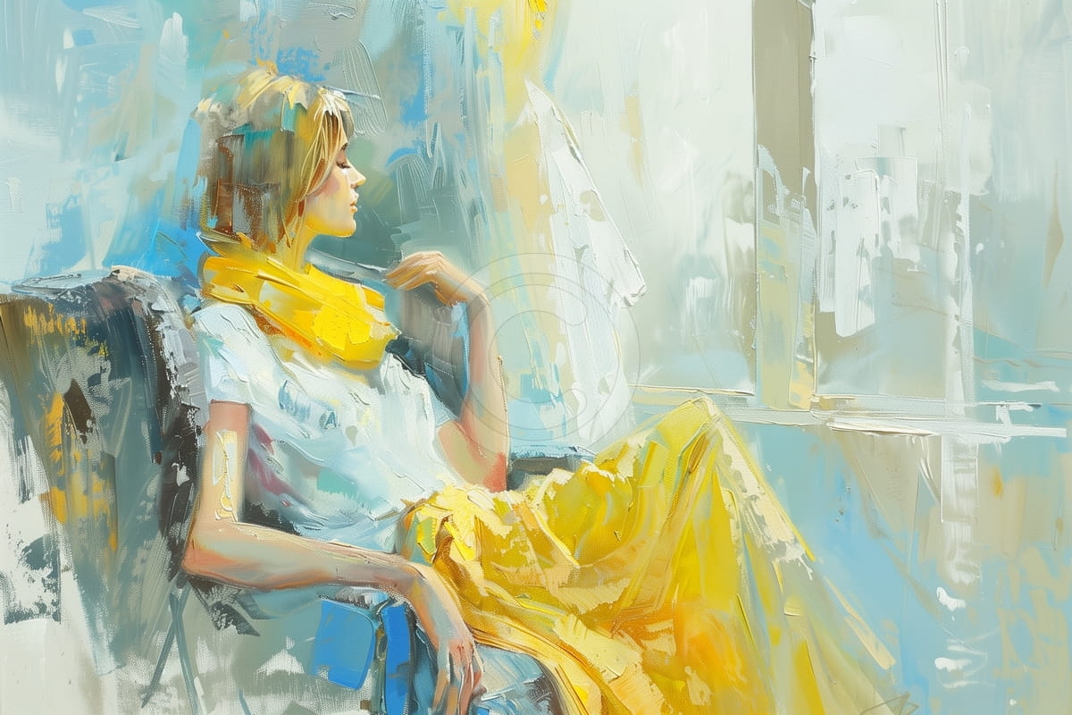 Relajarse en la ventana