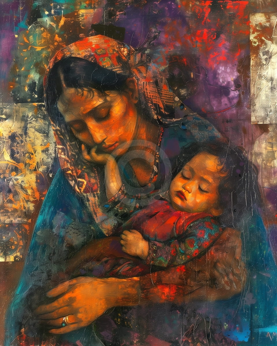 Ritratto della madre zingara