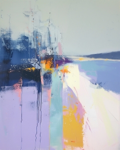 Moderne minimalistische Landschaft 03