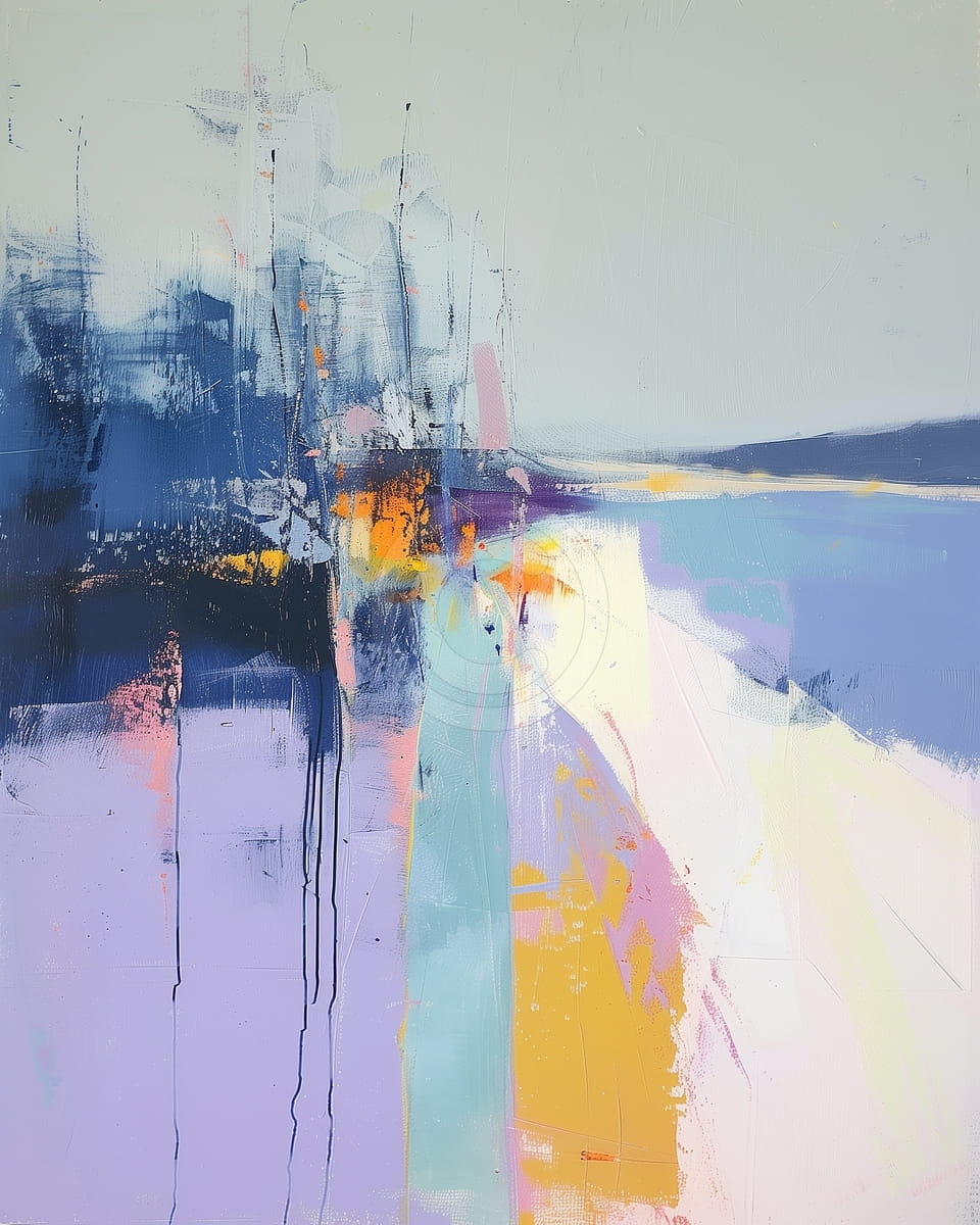 Paysage minimaliste moderne 03