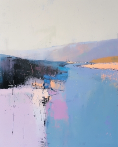 Moderne minimalistische Landschaft 04