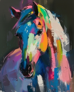 Cavallo a pennellata