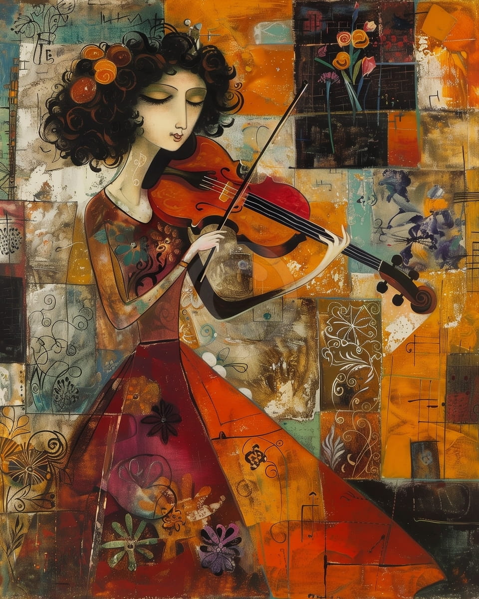 Ragazza con violino