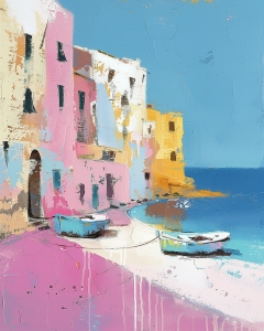 Paisaje de Santorini