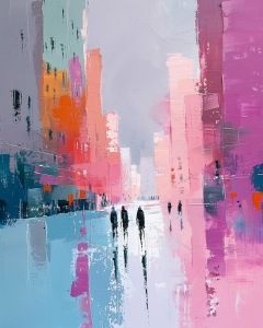 Paysage urbain d'&eacute;t&eacute;