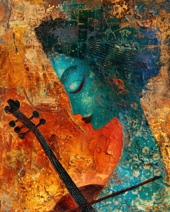 Femme au violon