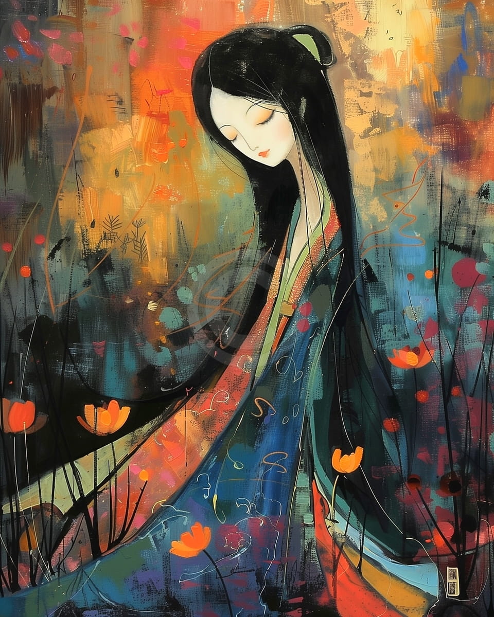 Ausruhen im japanischen Garten