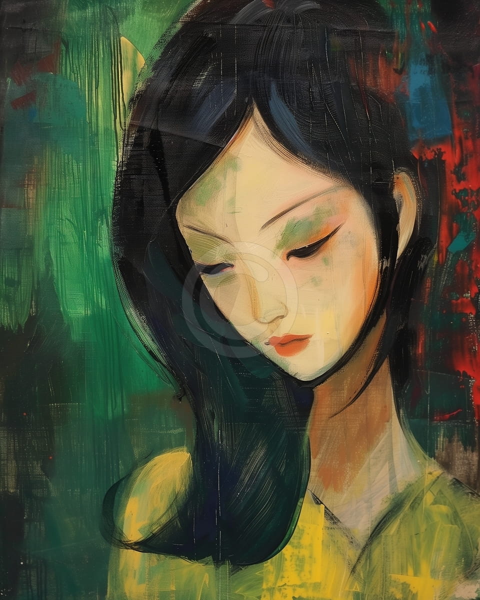 Schönes asiatisches Mädchen