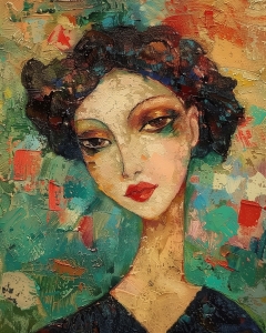 Retrato decorativo