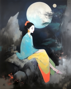 Luna llena japonesa