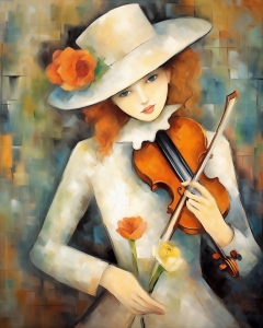 Portrait au violon