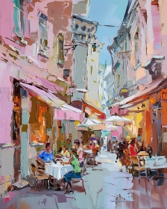 Restaurant bond&eacute;