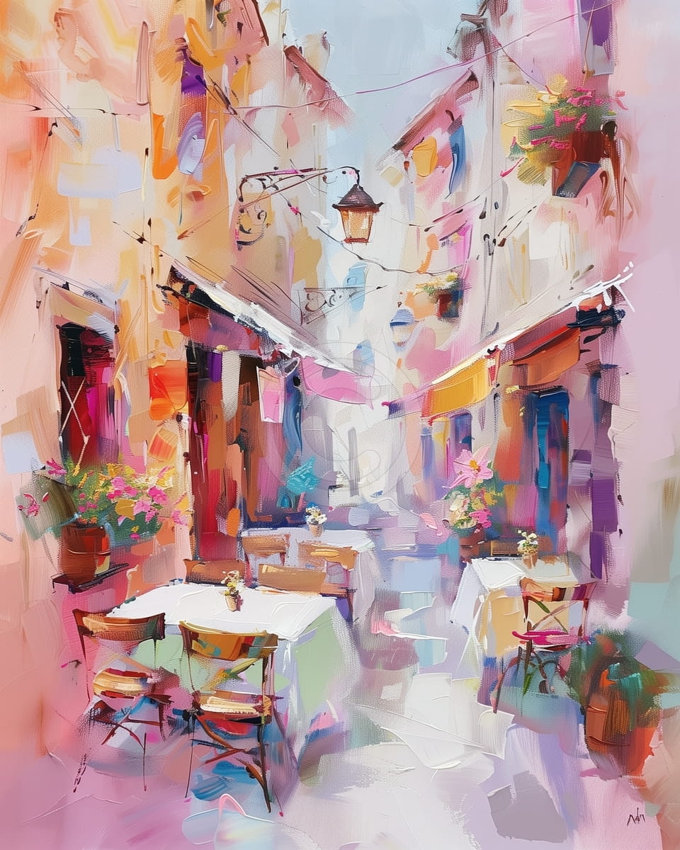 Café de rue en Grèce