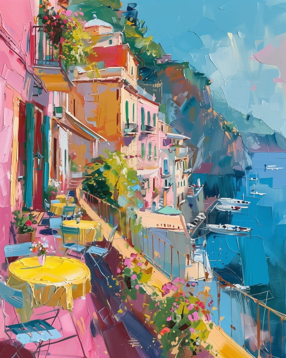 Amalfi marina a spatola