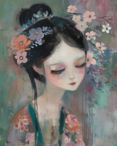 Giovane ragazza giapponese