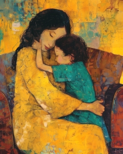 Mujer amaz&oacute;nica decorativa