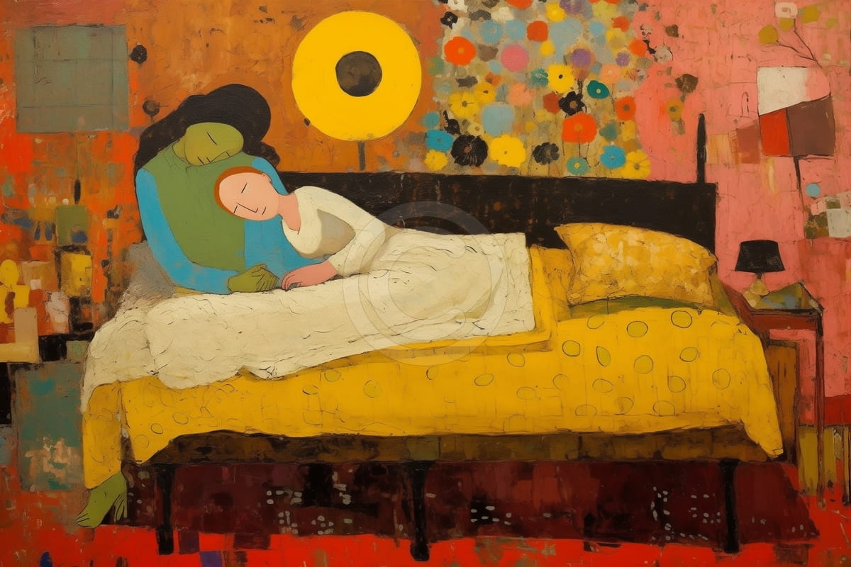 Seduto con mia figlia