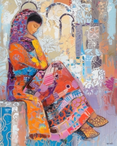 Portrait de femme arabe