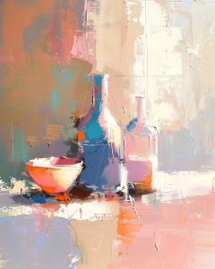 Composition de nature morte moderne