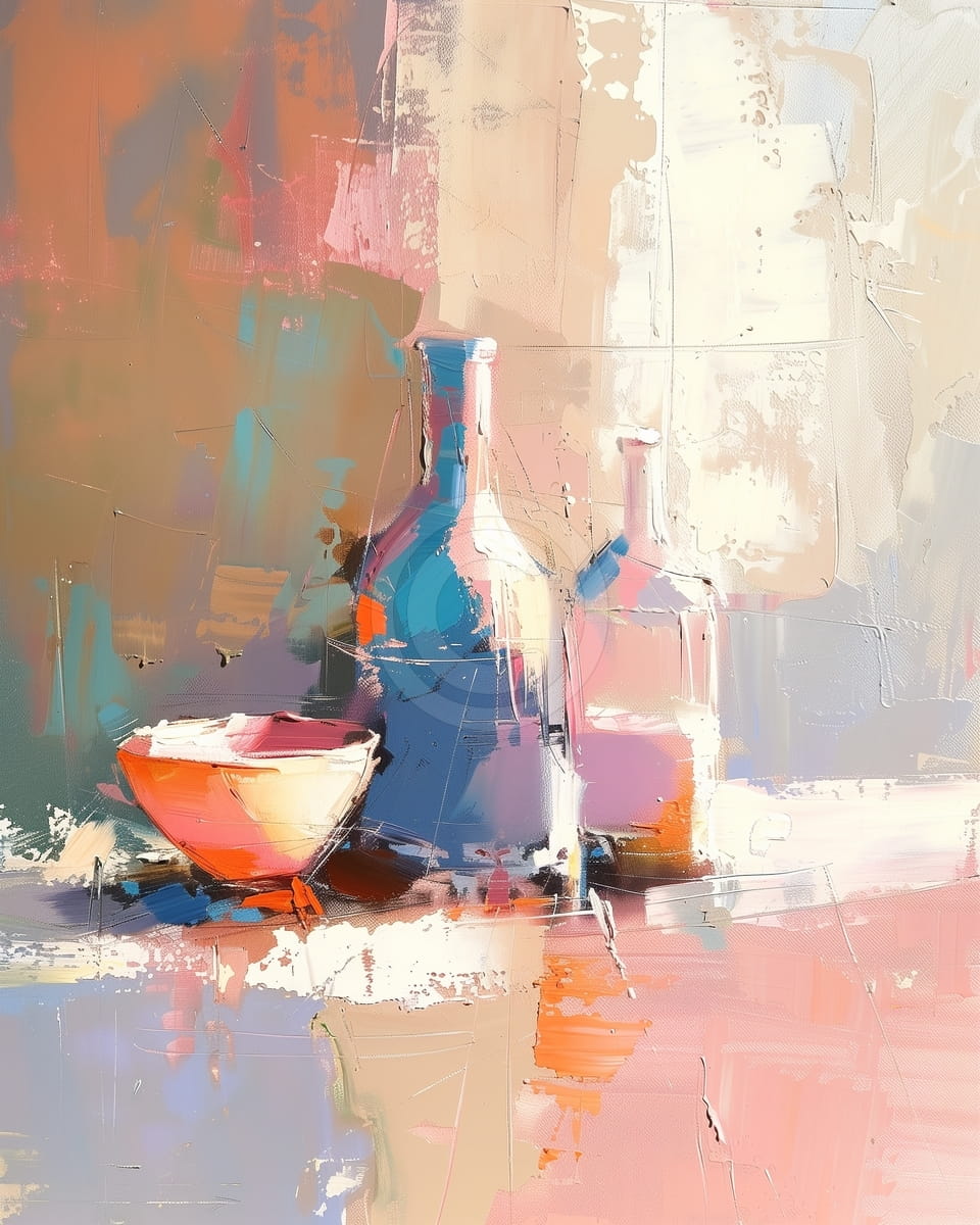 Composizione moderna di natura morta