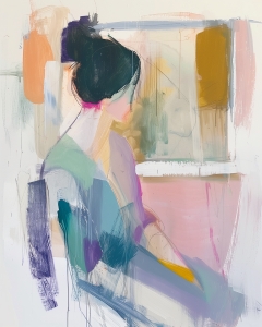 Portrait abstrait moderne
