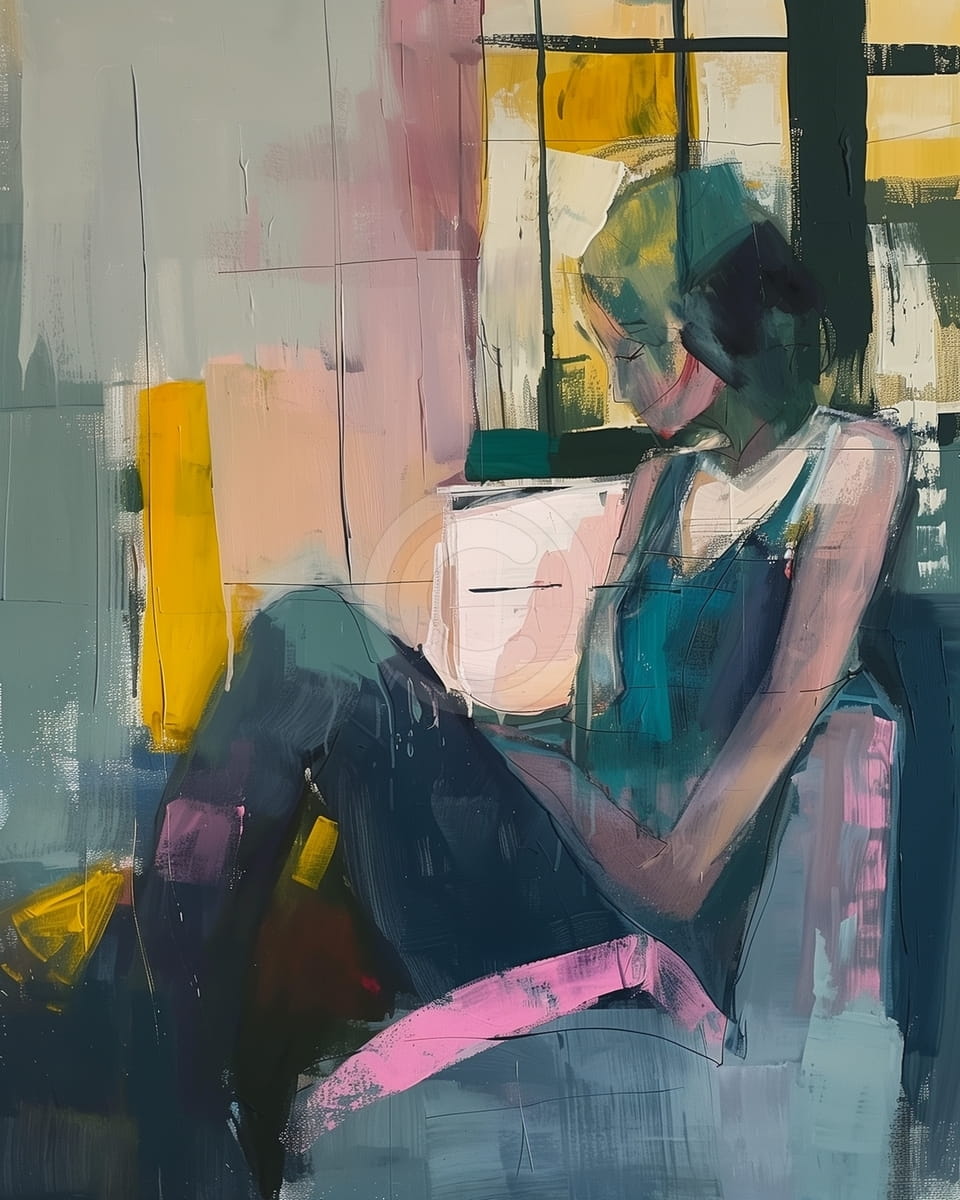 Portrait de fille moderne