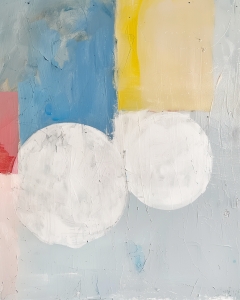 C&iacute;rculo blanco abstracto