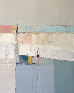 Paesaggio astratto stratificato