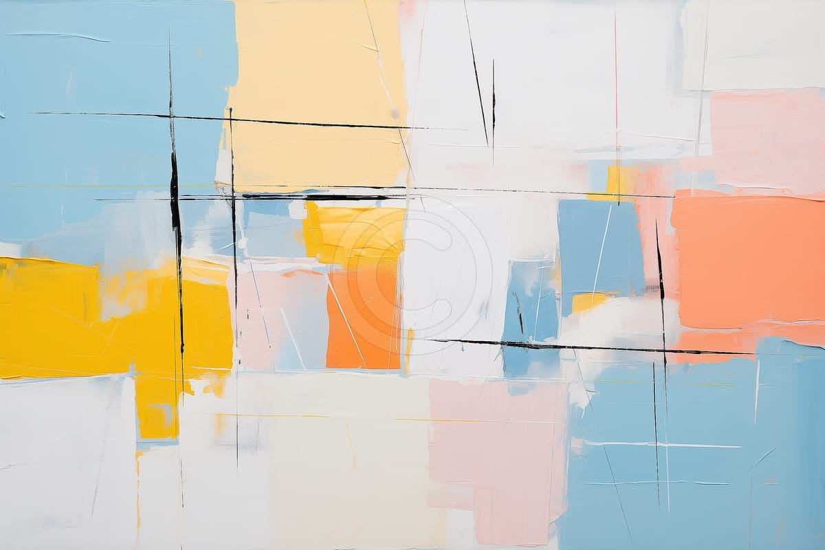 Bleu abstrait