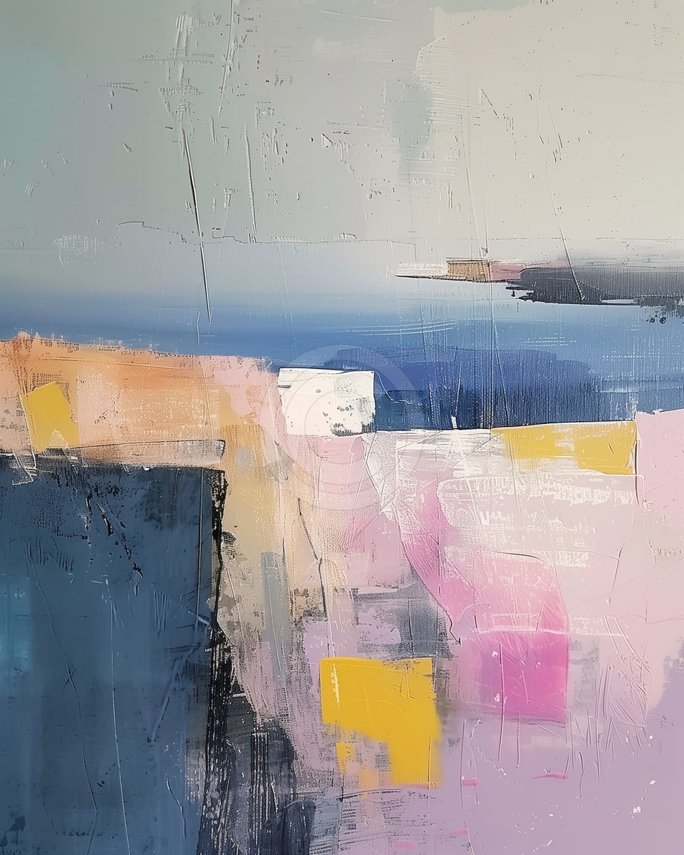 Océan audacieux abstrait