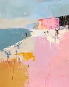 Sonnige Meereslandschaft