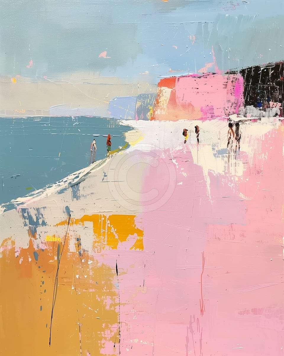 Paisaje marino soleado