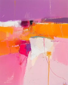 Abstraktes Orange