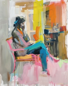 Femme au repos