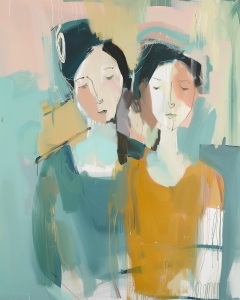 Retrato femenino abstracto