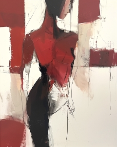 Nu rouge