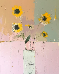 Abstrakte Sonnenblume