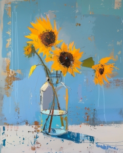 Girasol pastel