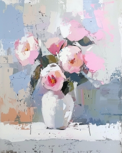 Belles fleurs roses