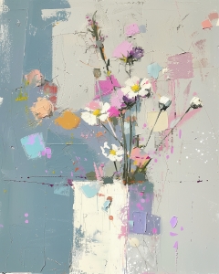 Fleurs de nature morte d'&eacute;t&eacute;