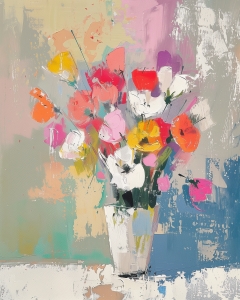 Flores coloridas