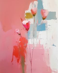 Fleurs de pavot rouge